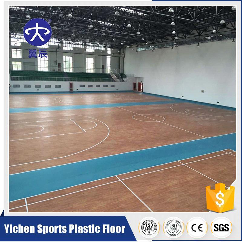 What is the price of PVC plastic floor for basketball court?