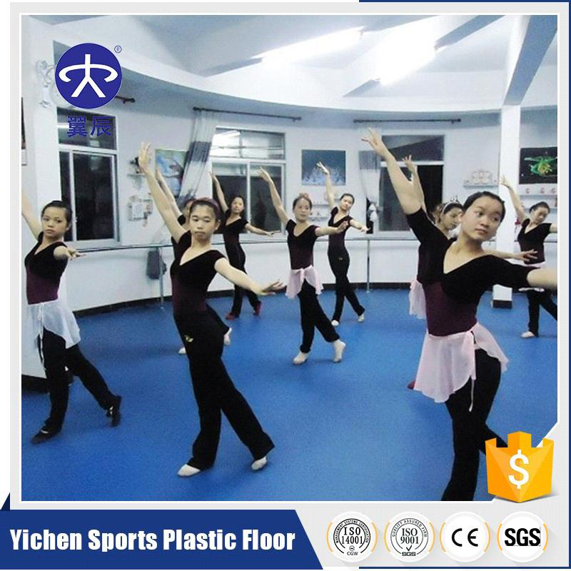 What is the price of PVC plastic floor for dance classroom