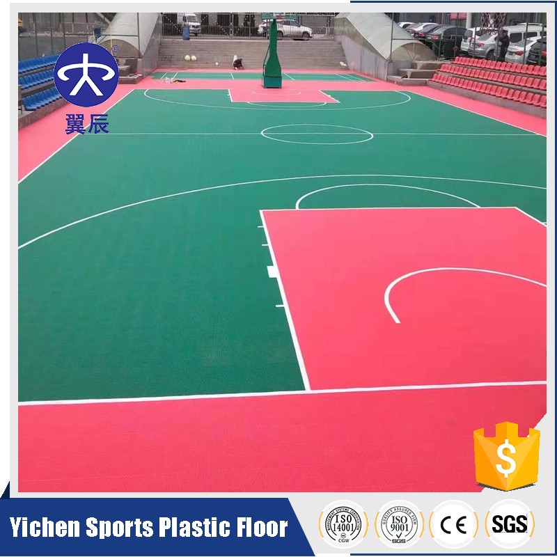 山西阳泉篮球场室外PVC地板卷材