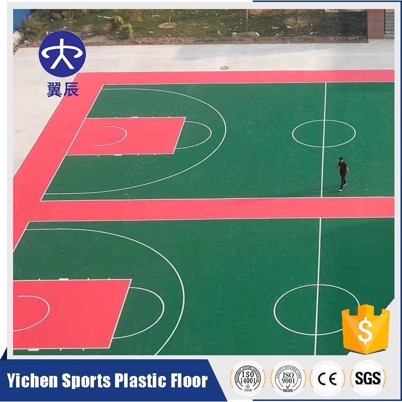 沧州篮球场悬浮拼装地板