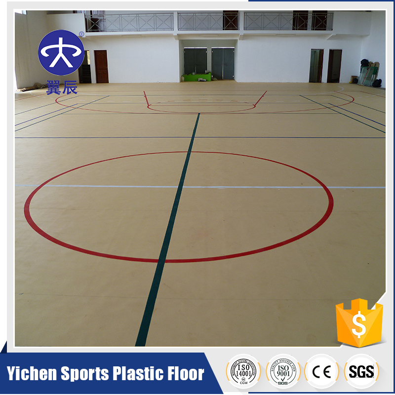 室内篮球场PVC运动地板,篮球馆PVC塑胶地板