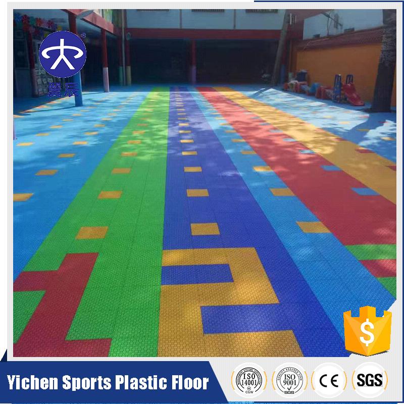 河北邯郸幼儿园悬浮拼装地板